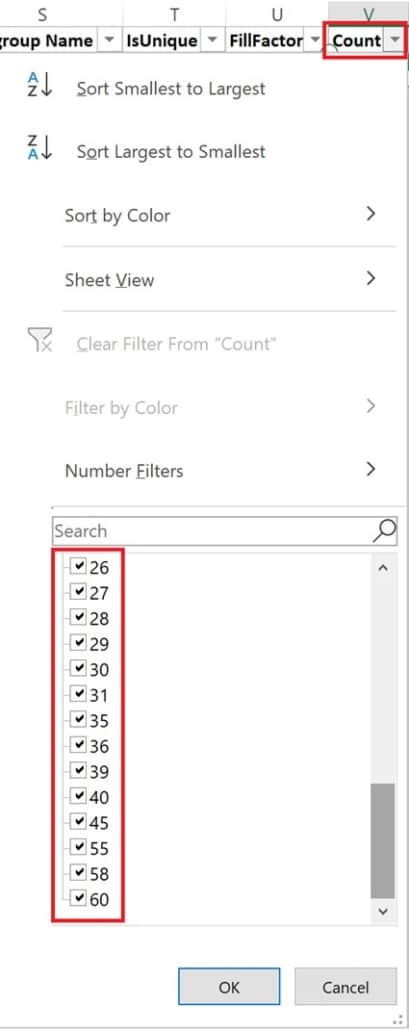 indexing strategy