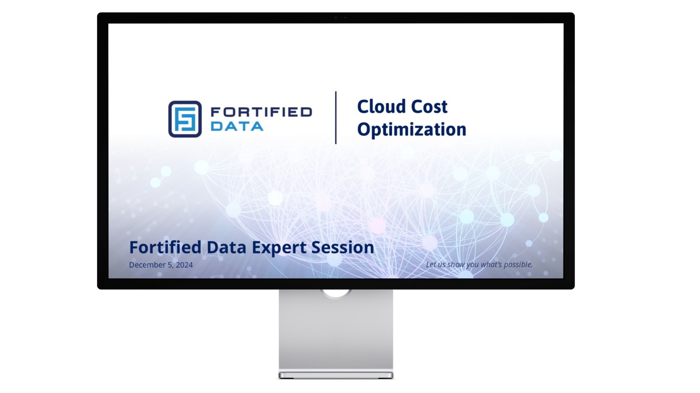 Cloud cost optimization fortified data expert session