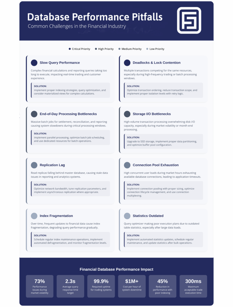 financial database performance pitfalls